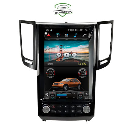 Uk master 8+128 Infiniti QX70 2013-16 FX25 FX35 FX37 FX50 2009-13 Android Stereo Tesla Style 12.1 inch