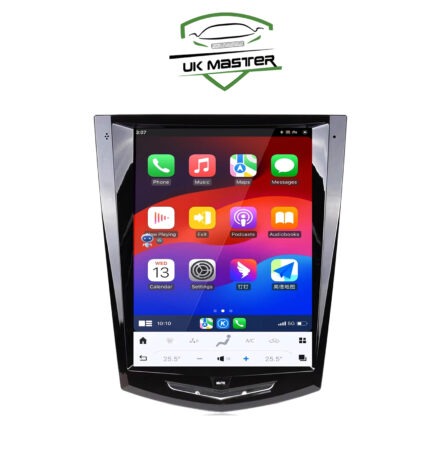 Ukmaster 8+128 Cadillac SRX ATS CTS XTS 10-18 | Escalade 2014-2018 Auto AC Android Monitor Tesla style